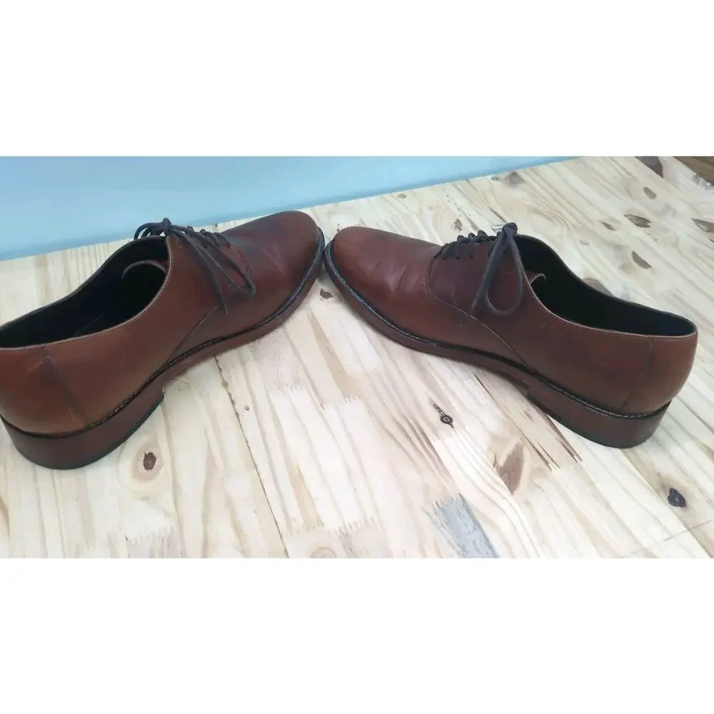 Nisolo Men's Everyday Oxford Brown Size 10.5 EUC